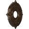 Ekena Millwork Attica PVC Medallion (Canopies up to 5"), 13"OD x 3 1/2"ID x 3/4"P, Textured Metallic Mystic Brown CMP13ATAMB - alternate 5